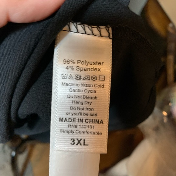 Lularoe Plus Size UNISEX Halloween I HATE CANDY CORN Long Sleeve 3XL top - Picture 3 of 4